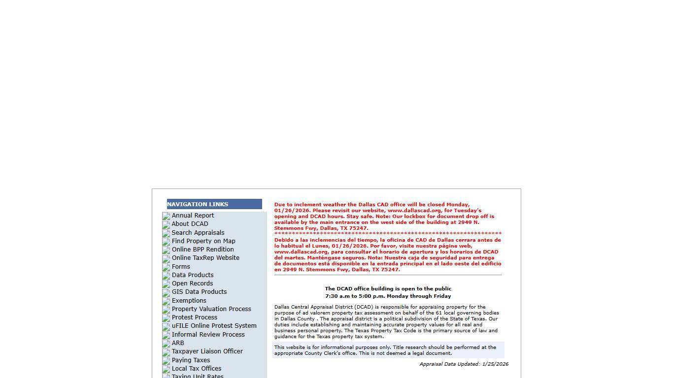 Dallas Central Appraisal District